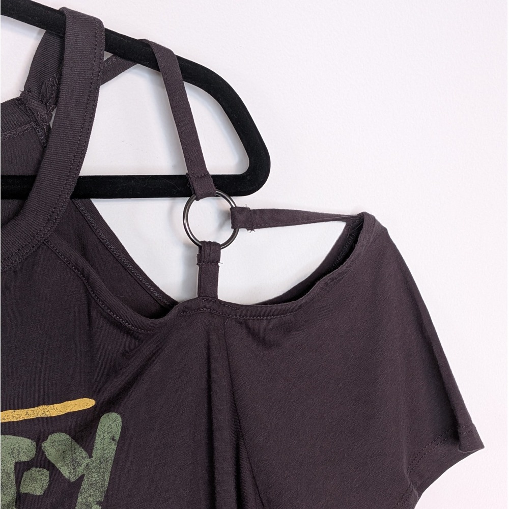 Zion Rootswear Bob Marley & The Wailers O Ring Open Shoulder Short Sleeve Tee 2X - Picture 5 of 6